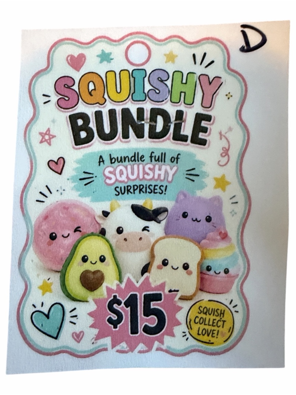 Squishy Bundle – Pastel Multicolor Plush Surprise Pack
